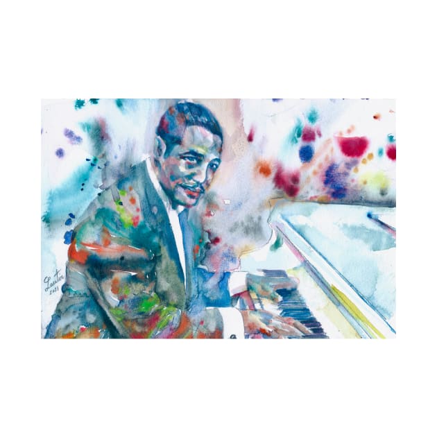 DUKE ELLINGTON watercolor portrait by lautir