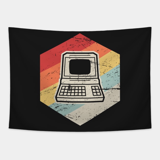 Retro Vintage Computer Icon Tapestry by MeatMan