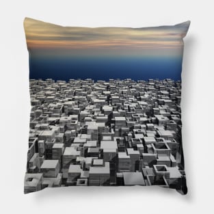 City Scene Pillow