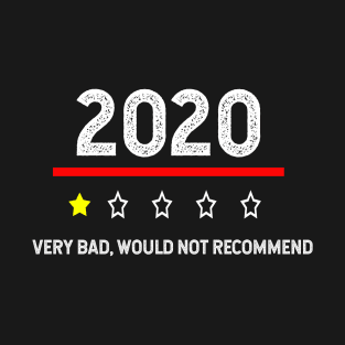 2020 Review Very Bad Would Not Recommend T-Shirt