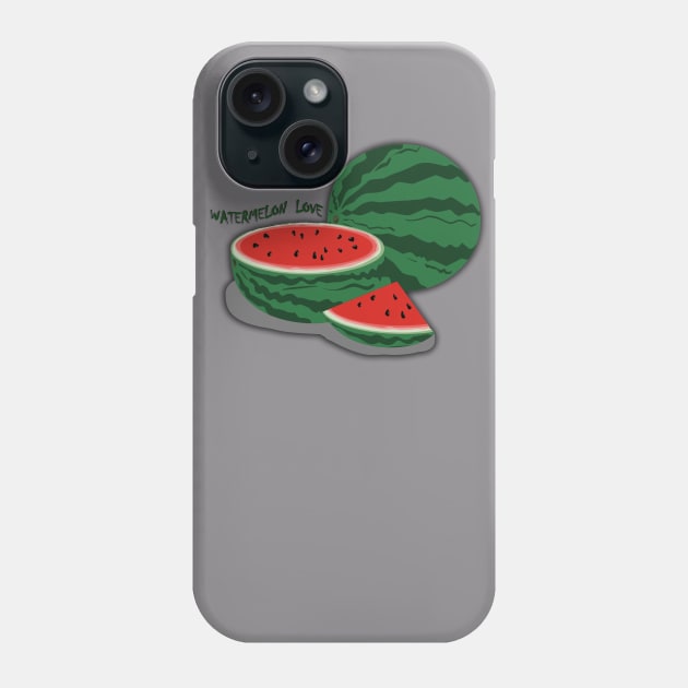 watermelon Phone Case by D_creations