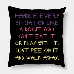 Attitude to life Pillow