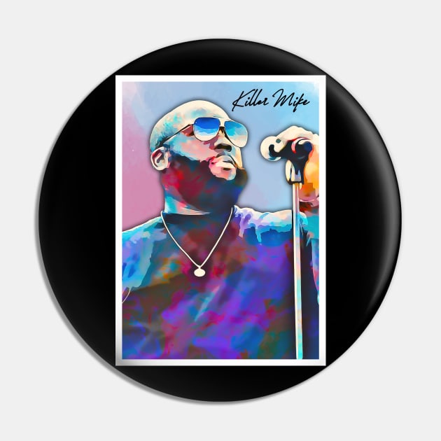 Poster Art Killer Mike Pin by Next And Stop