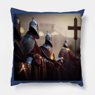 Knights Templar in The Holy Land Pillow