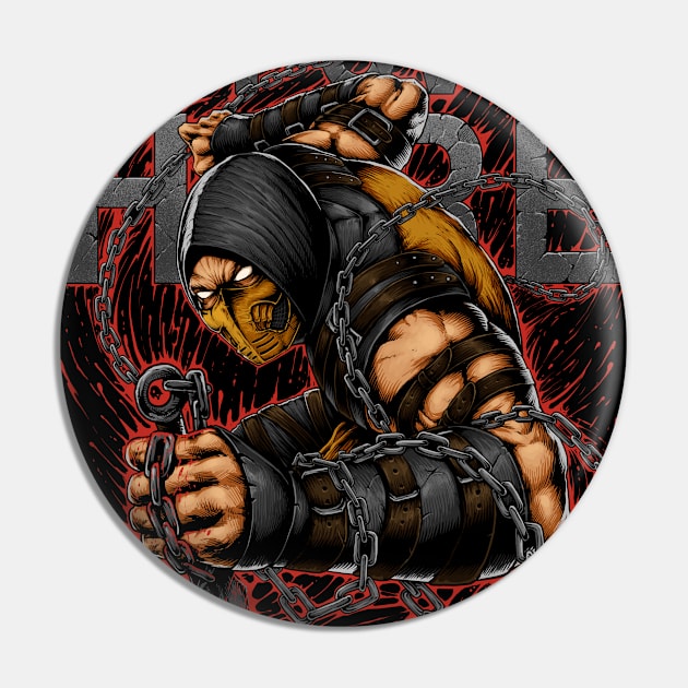 Scorpion - GET OVER HERE Pin by d.legoshin.art