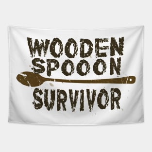 wooden spoon survivor Tapestry