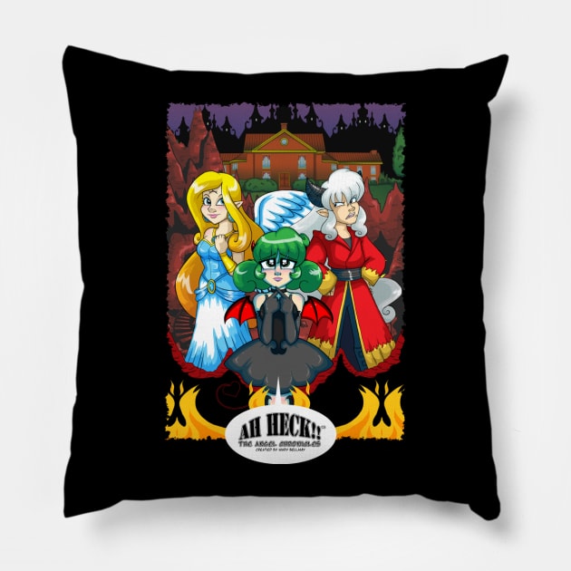 Ah Heck!! The Angel Chronicles 2 Pillow by Zorilita