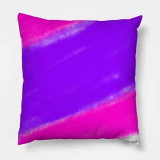 pink purple watercolor illustration landscape Pillow