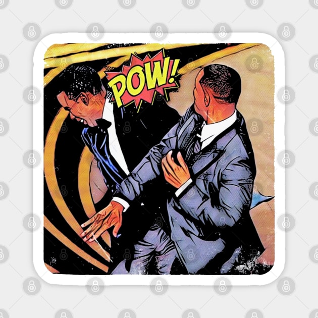 WILL SMITH CHRIS ROCK POW! Magnet by thedeuce