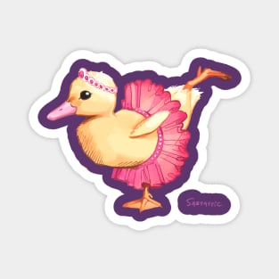 Ballerina Tutu Duckling Magnet