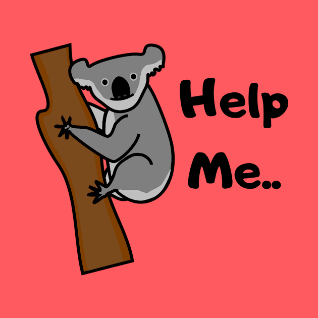 Help me Koala bear asks for help by summerDesigns