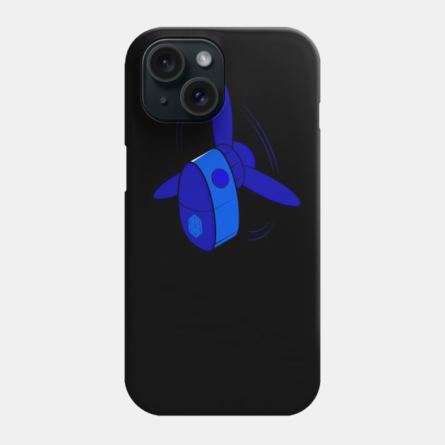 Mini fan turned to your face or body Phone Case by Coowo22