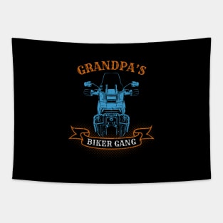 Grandpa's Biker Gang Father's Day Tapestry