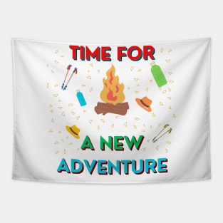 Time For A New Adventure Tapestry