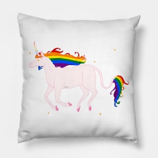 Gay Unicorn Pillow