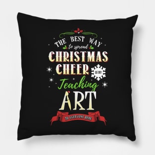 Christmas Cheer - Teaching Art Here Pillow