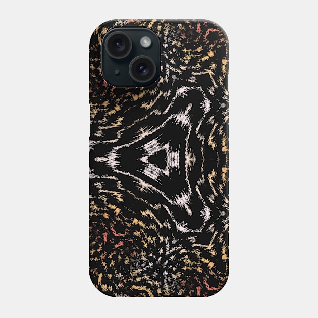 Kaleidoscope of Geometric Retro Bright Colors Phone Case by Peaceful Space AS