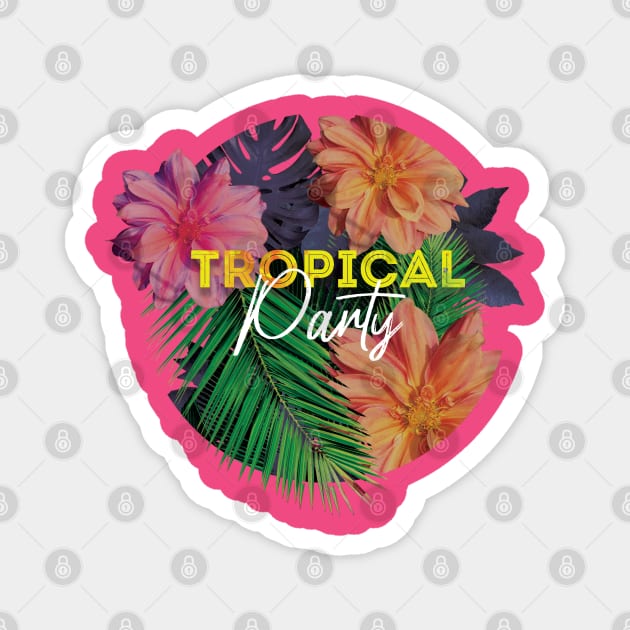 Tropical Party Magnet by T-Shirt Promotions