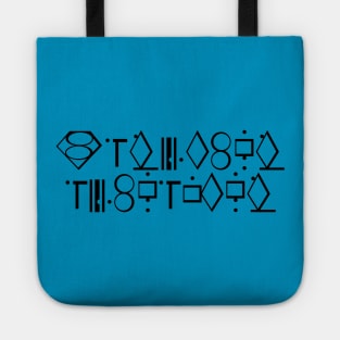 STRONGER TOGETHER in Kryptonian Tote