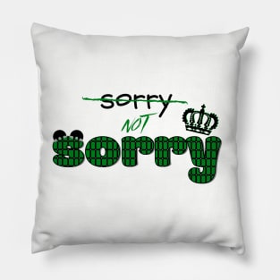 Sorry not Sorry - Six the Musical Quote Pillow