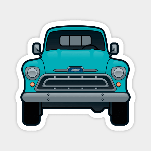 1957 Chevy Truck Magnet by beopots