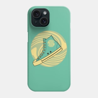 Green High Top Sneaker Phone Case