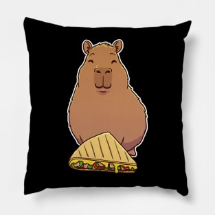 Capybara Quesadilla Pillow