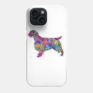 Welsh springer spaniel dog watercolor Phone Case