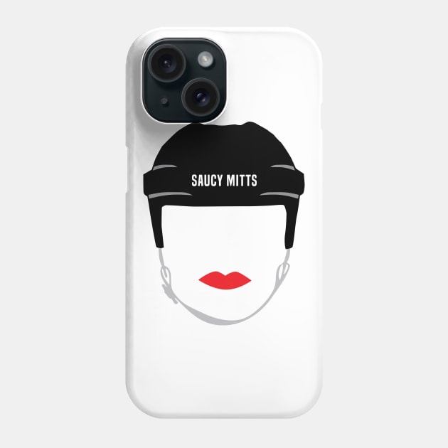 Women's Hockey Helmet Phone Case by SaucyMittsHockey