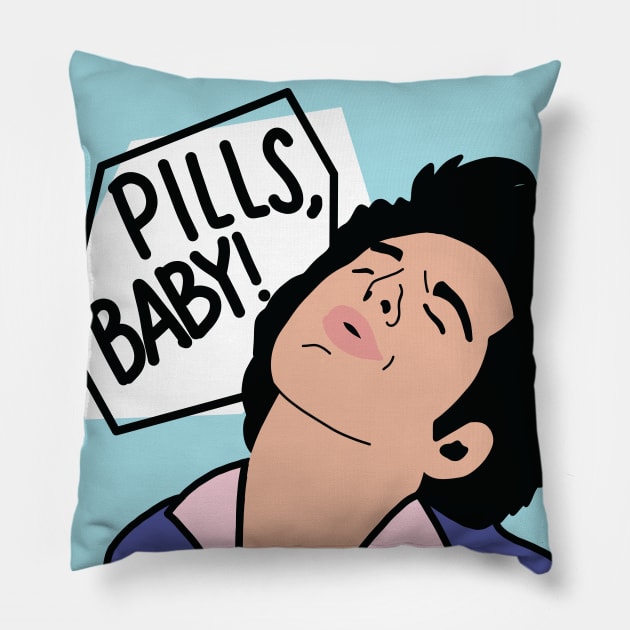 Why Are You Like This? Pillow by Kimberly Sterling