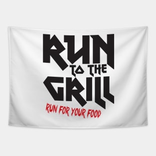 Run to the grill Tapestry