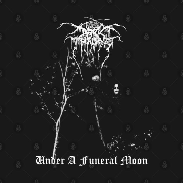 Discover Darkthrone Under A Funeral Moon | Black Metal - Darkthrone - T-Shirt