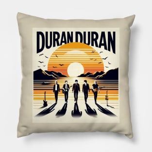 Duran Duran Retro Pillow