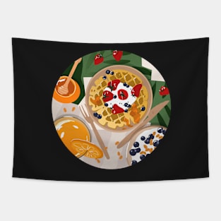 Breakfast bowl Tapestry