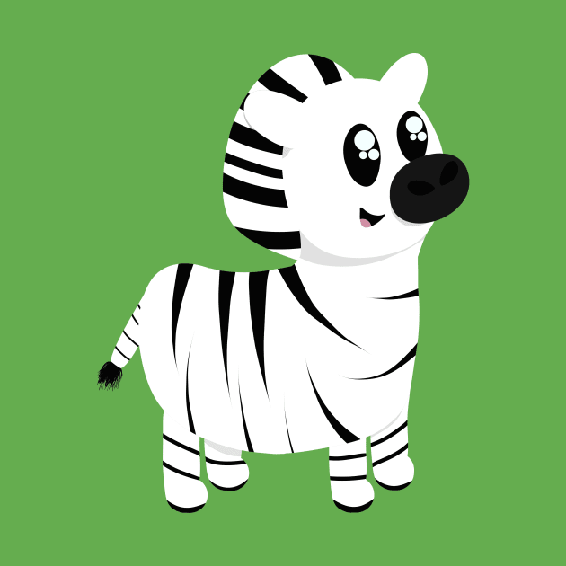 Cute Zebra by PandLCreations