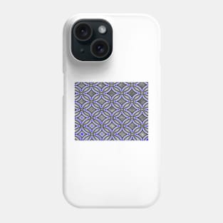 New school Celtic pattern blue and grey Phone Case