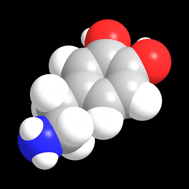 Dopamine Molecule Chemistry by ChemECool