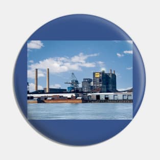 Domino Sugar Refinery On the Mississippi River Louisiana Pin