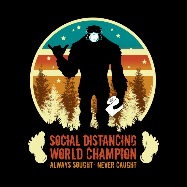 Social Distancing World Champion by Artizan