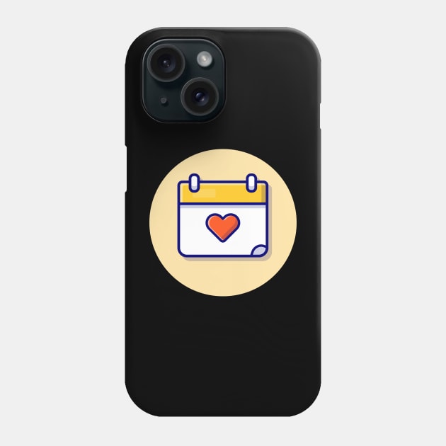 Love Calendar Phone Case by Catalyst Labs