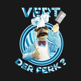 vert der ferk retro style T-Shirt