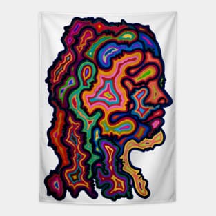 Face of Faces Tapestry