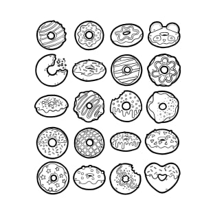 Donut Doodles Doughnut Sprinkles Candy T-Shirt