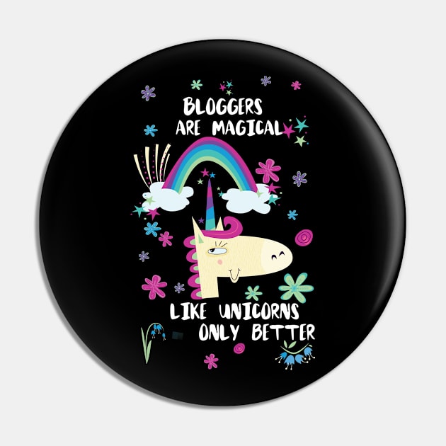 Bloggers Are Magical Like Unicorns Only Better Pin by divawaddle