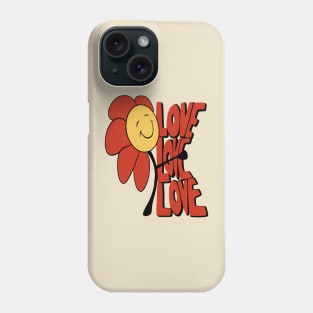 Retro Flower Love Phone Case