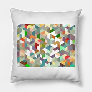 Abstract Block Pattern Pillow