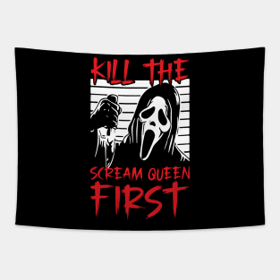 Scary Bloody Classic Horror Slasher Movies Film Lovers Tapestry