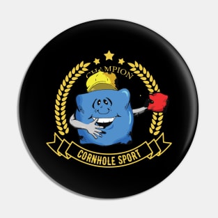 Cornhole Sport Champion Pin