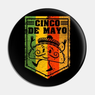 Cinco de Mayo Dancing Taco Pin