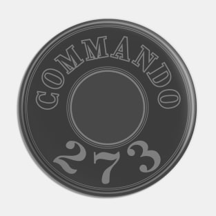 273 Commando - Engine Label (Ghost) Pin